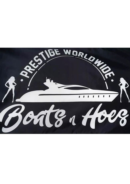 New Prestige Worldwide Boats n Hoes Banner Flag Stepbrothers Movie Catalina US 3x5FT