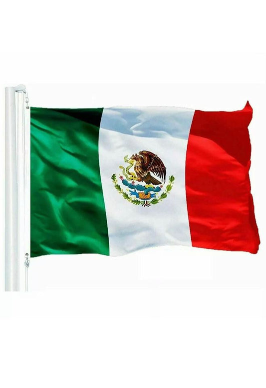 MEXICO FLAG New 3’x5’ Polyester Mexican Country Outdoor Banner Grommets 3x5FT