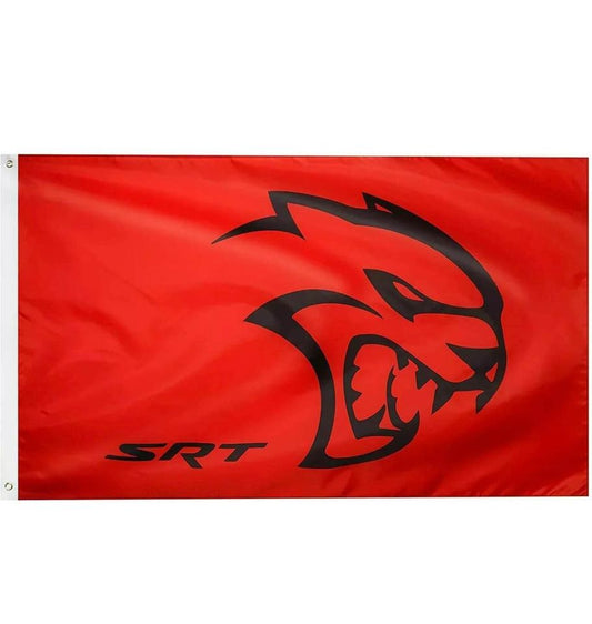 Dodge Hellcat Flags Challenger SRT Racing Car Show Garage Man Cave New US 3x5FT
