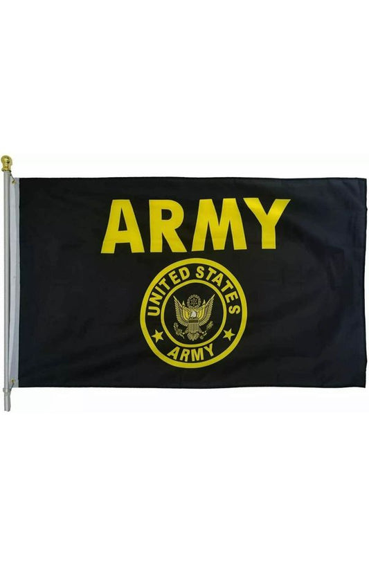 US Army Crest Flag United States Military Banner Polyester 3x5FT