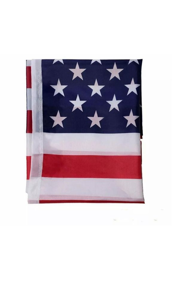 American Flag w/ Grommets USA United States of America US Flags 2 Pack 2x3FT