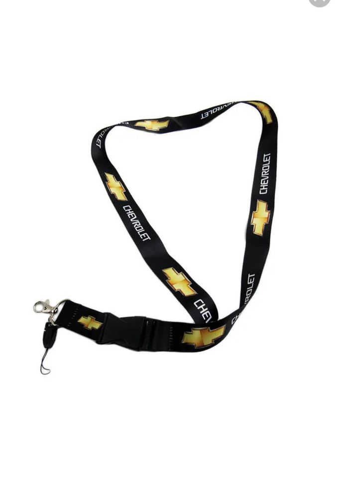 Chevy Chevrolet Camaro Keychain Lanyard Quick Release Black NEW