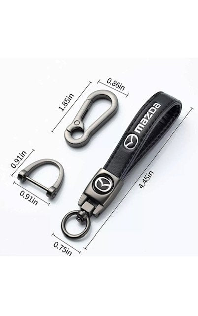Mazda Leather Keychain