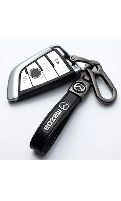 Mazda Leather Keychain