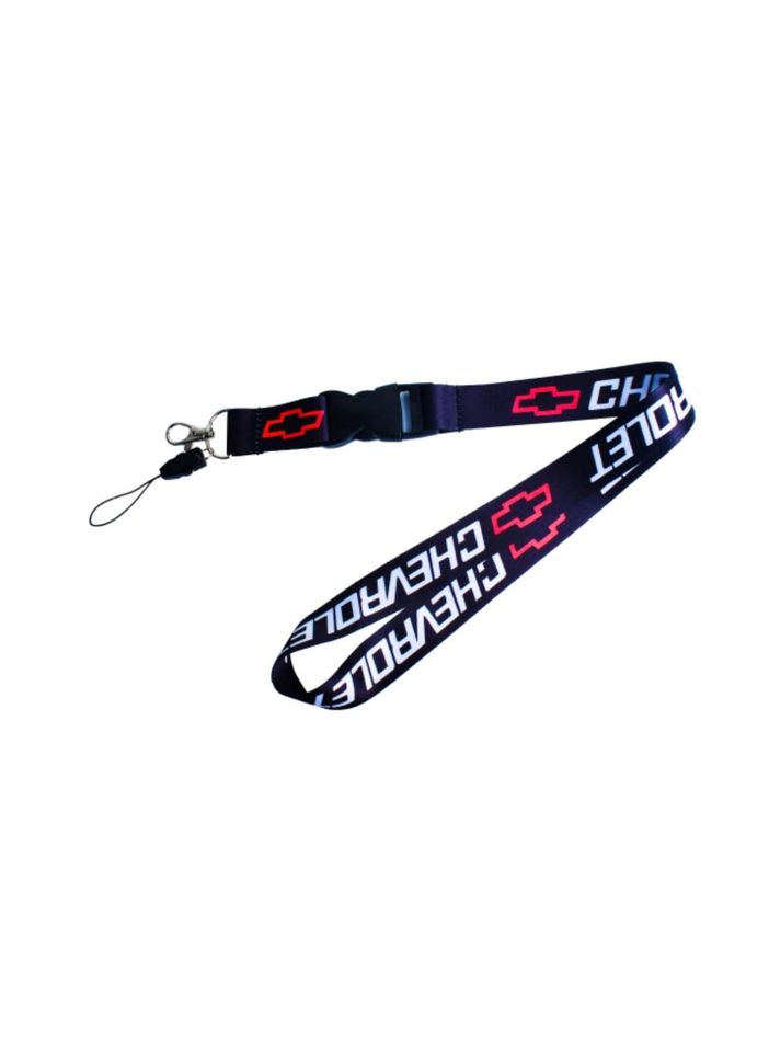 Chevy Chevrolet Camaro Keychain Lanyard Quick Release Black NEW