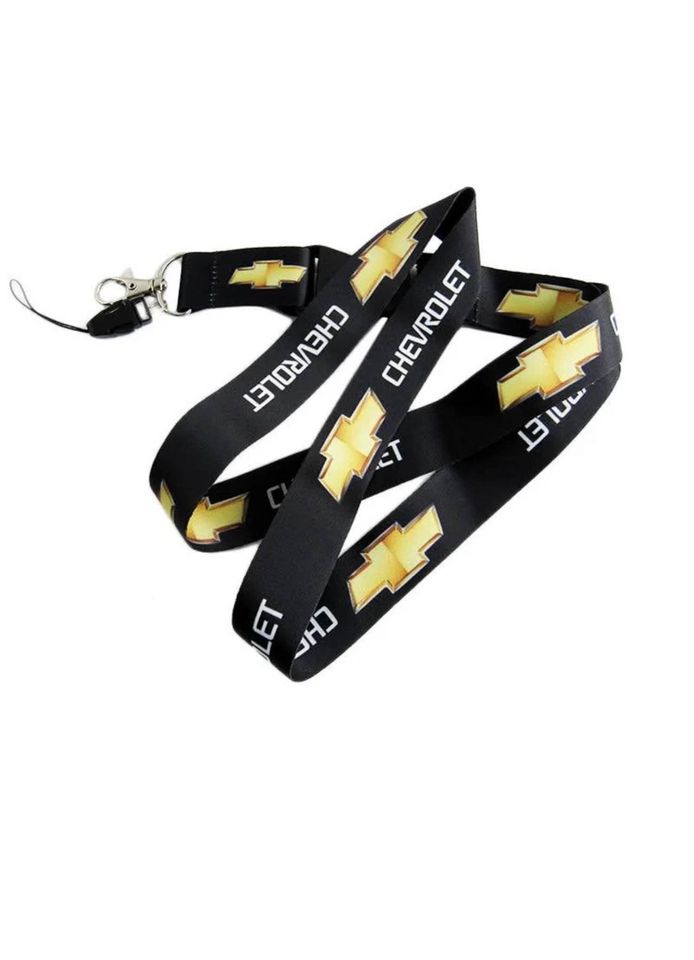 Chevy Chevrolet Camaro Keychain Lanyard Quick Release Black NEW