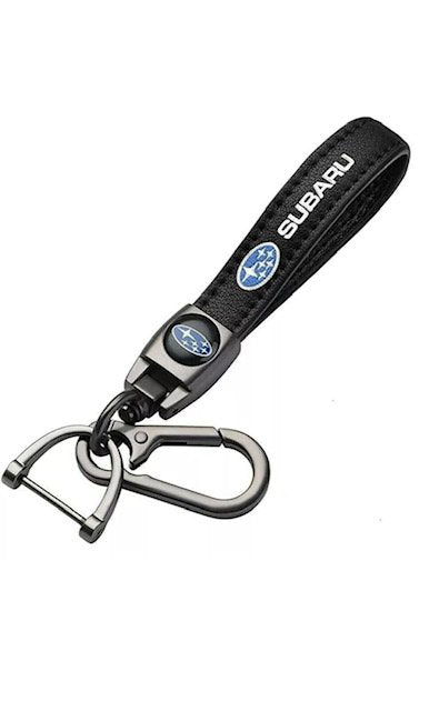 Subaru Leather Keychain