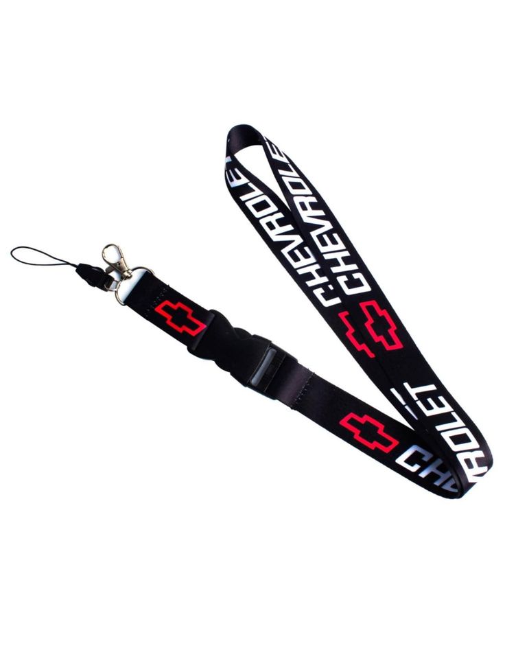 Chevy Chevrolet Camaro Keychain Lanyard Quick Release Black NEW