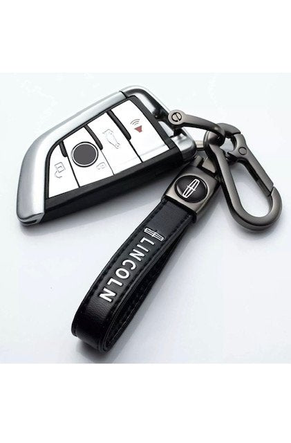 Lincoln Leather Keychain