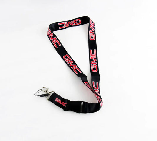 GMC Denali AT4 Sierra Yukon Keychain Lanyard Quick Release Black NEW