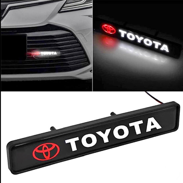 Toyota Logo LED Car Front Grille Badge Illuminated Decal Sticker – BrinovinProducts
