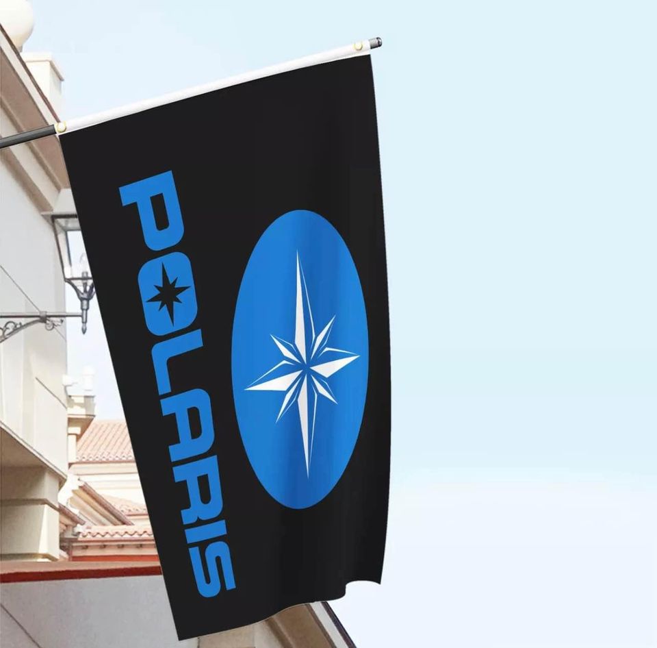 Polaris Flag Banner Racing Car Show Garage Wall Decor New US 3x5FT
