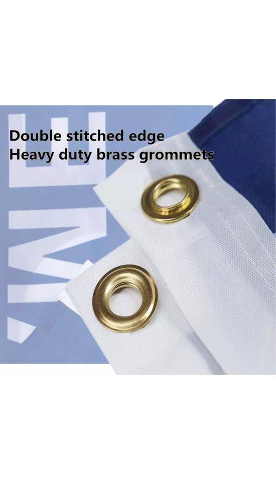 American Flag US Flag United States Stripes Stars Brass Grommets 3X5FT