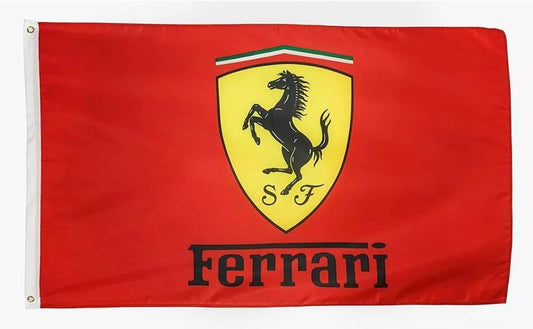 Ferrari 3 x 5 Flag Banner Italy Racing Car Manufacturer Red For Garage US 3x5FT
