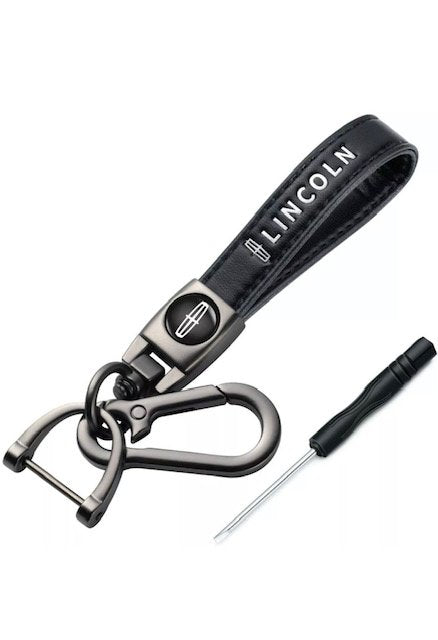 Lincoln Leather Keychain