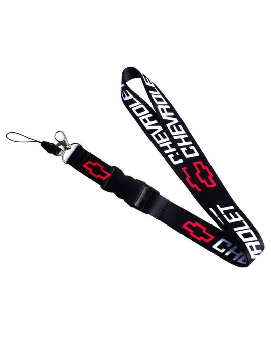 Chevy Chevrolet Camaro Keychain Lanyard Quick Release Black NEW