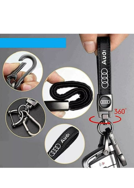 Audi Leather Keychain
