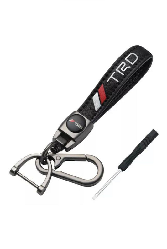 Toyota TRD Leather Keychain