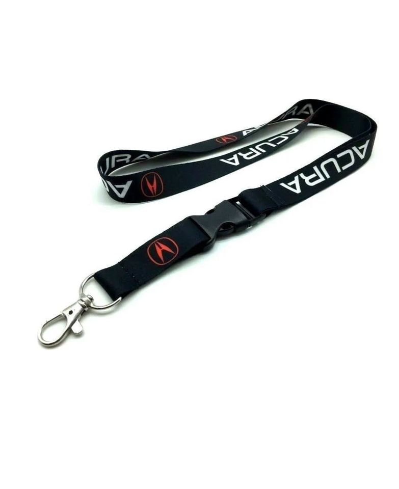 Acura Keychain Lanyard Quick Release Black NEW – BrinovinProducts