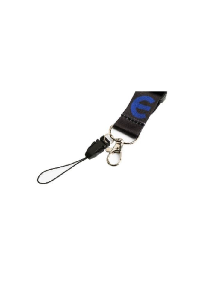 Mopar Dodge Chrysler Jeep Keychain Lanyard Quick Release Black NEW
