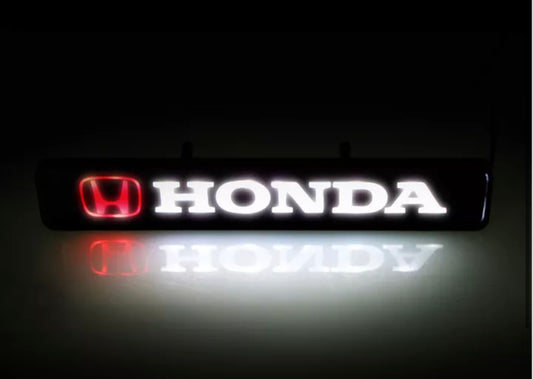 Honda Logo LED Light Car Front Grille Badge Illuminated Decal Sticker