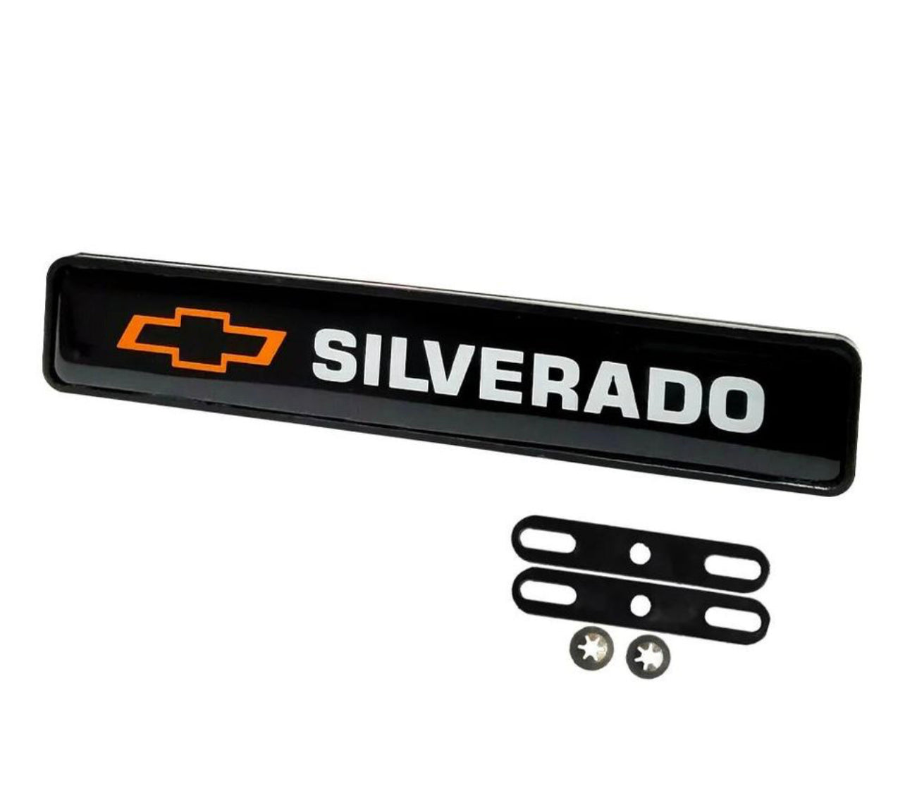 Silverado Logo LED Light Car Front Grille Badge Illuminated Decal Sticker