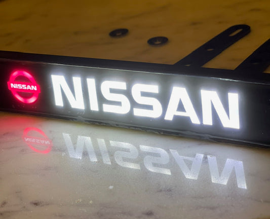 Nissan LED Light Car Front Grille Badge Illuminated Decal Sticker