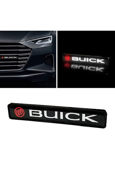 Buick Logo LED Light Car Front Grille Badge Illuminated Decal Sticker